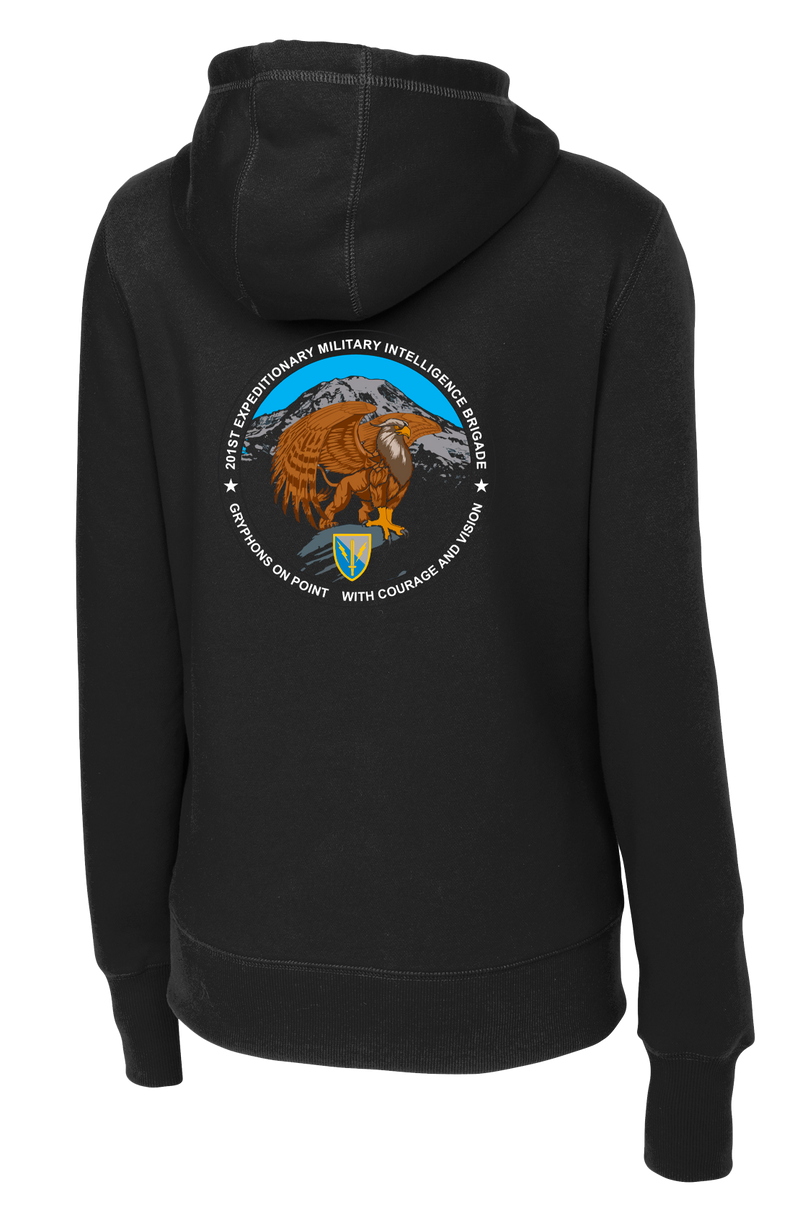 201st EMIB Ladies Poly/Cotton Blend Hoodie