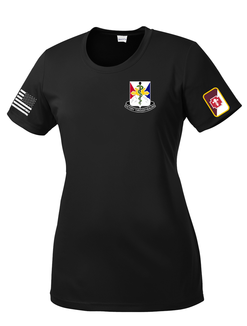 29th Hospital Center Ladies Competitor Tee with two sleeve print