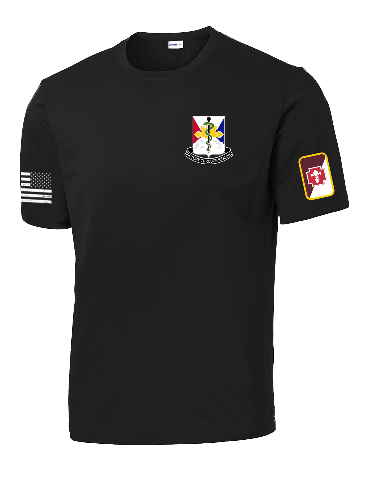29th Hospital Center Competitor Tee with two sleeve print