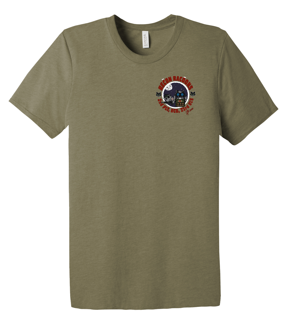 2nd PLT B Co 23rd BEB Unisex Triblend Short Sleeve Tee