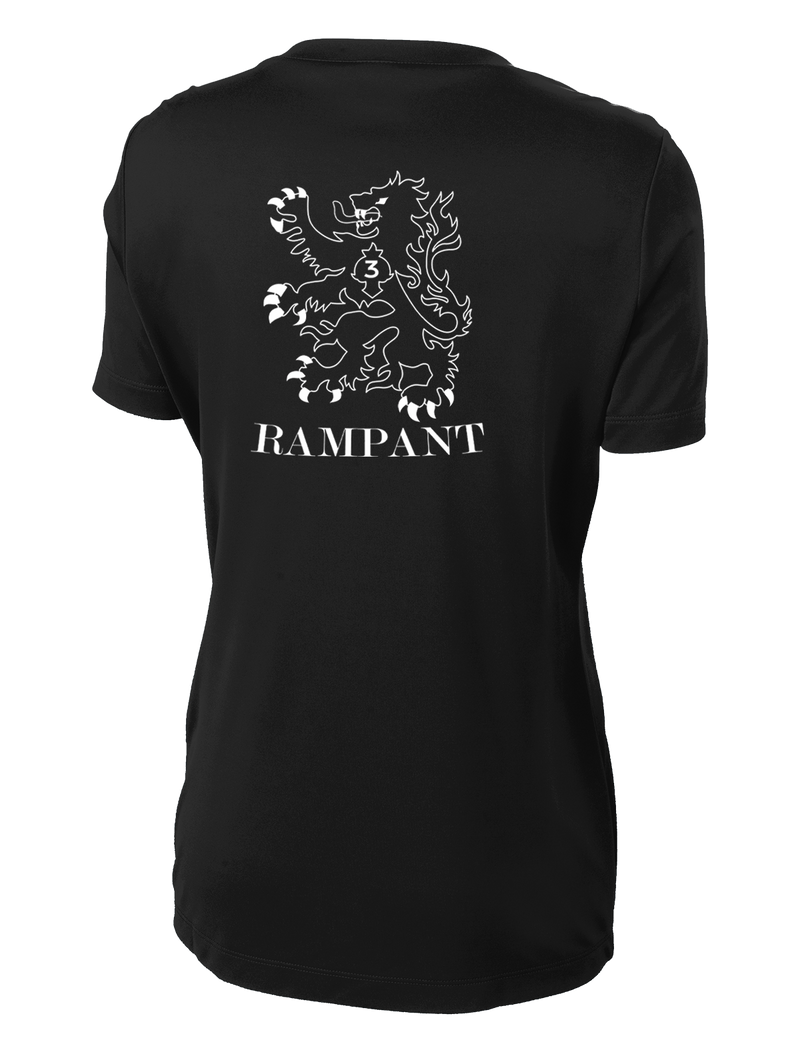 3-364 BEB Ladies Competitor Tee with Left Sleeve Print