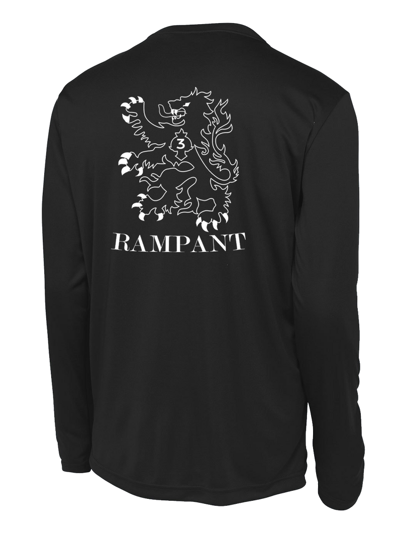 3-364 BEB Long Sleeve Competitor Tee with Left Sleeve Print