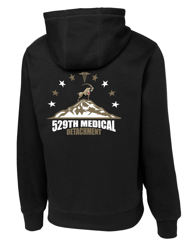 529th Med Det Poly/Cotton Blend Hoodie