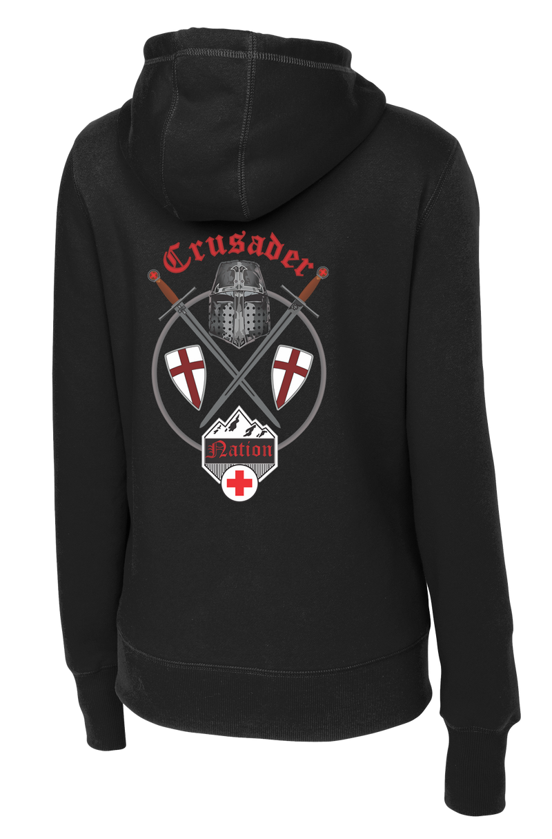 547th MCAS Ladies Poly/Cotton Blend Hoodie