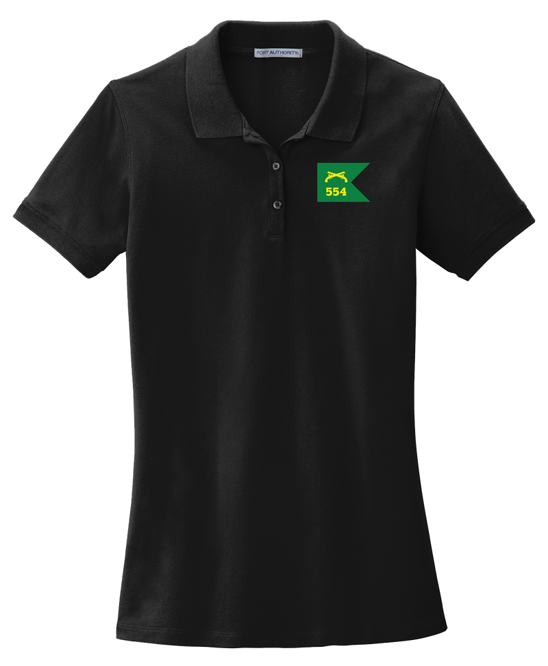 Ladies 554th MP Company Port Authority® EZCotton™ Polo