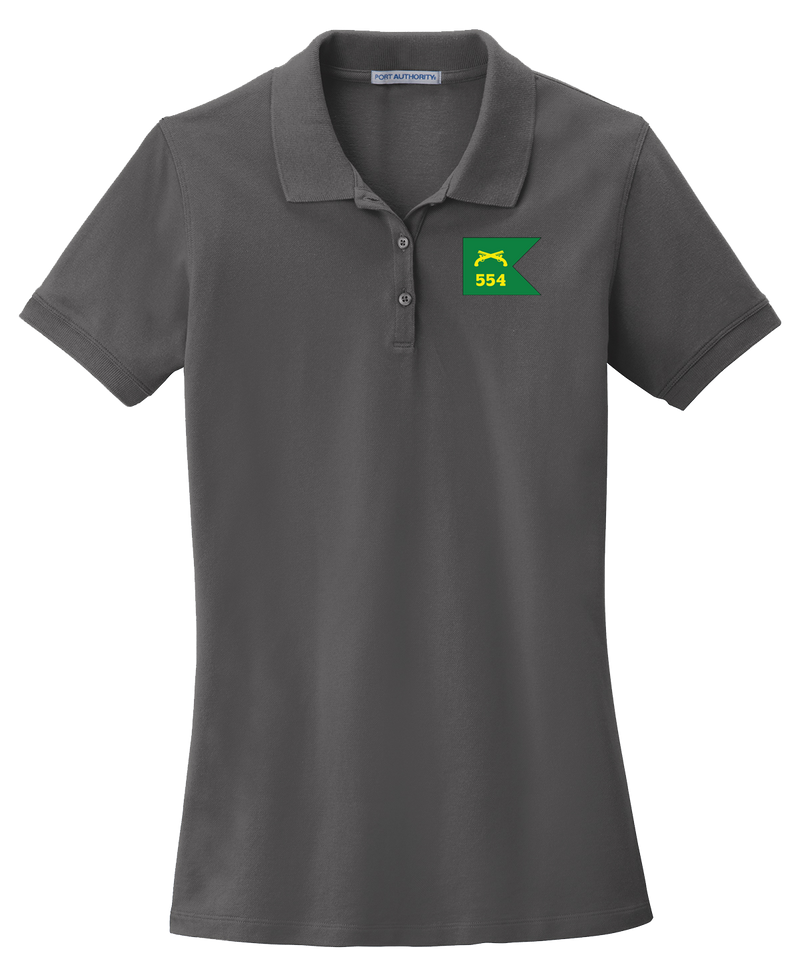 Ladies 554th MP Company Port Authority® EZCotton™ Polo