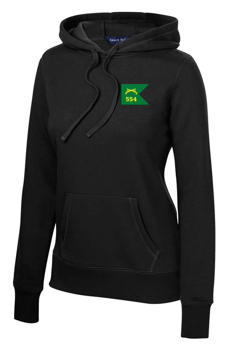 554th MP Company Ladies Poly/Cotton Blend Hoodie