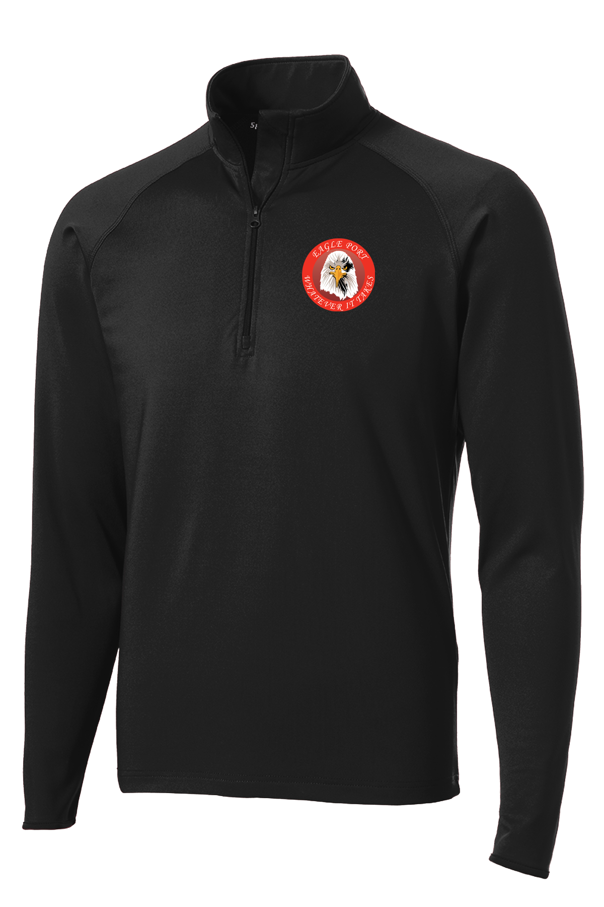 62D Aerial Port Squadron 1/2 Zip Raglan Performance Pullover