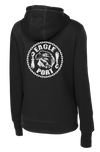 62D Aerial Port Squadron Ladies Poly/Cotton Blend Hoodie Port Eagle with Chain Link