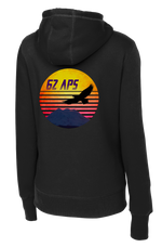 62D Aerial Port Squadron Ladies Poly/Cotton Blend Hoodie 62D APS Design