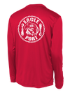 62D Aerial Port Squadron Long Sleeve Competitor Tee Eagle Port with Chain Link