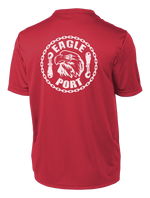 62D Aerial Port Squadron Competitor Tee Eagle Port with Chain Link