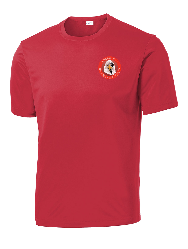 62D Aerial Port Squadron Competitor Tee Eagle Port with Chain Link