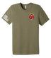 64th GPC Unisex Triblend Short Sleeve Tee with Right Sleeve Flag