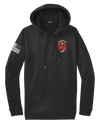 64th GPC Fleece Hooded Pullover with Right Sleeve Flag