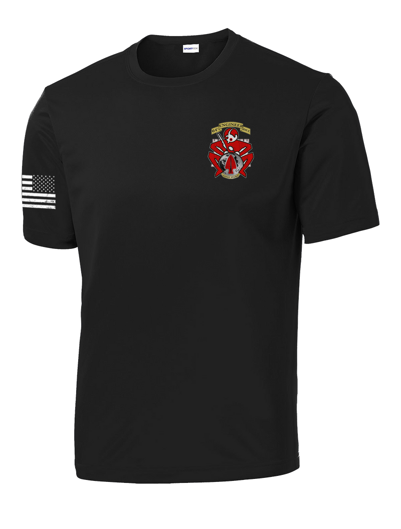 64th GPC Competitor Tee with Right Sleeve Flag