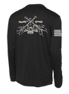 64th GPC Long Sleeve Competitor Tee with Right Sleeve Flag