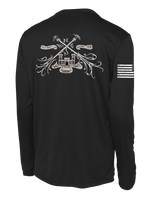 64th GPC Long Sleeve Competitor Tee with Right Sleeve Flag