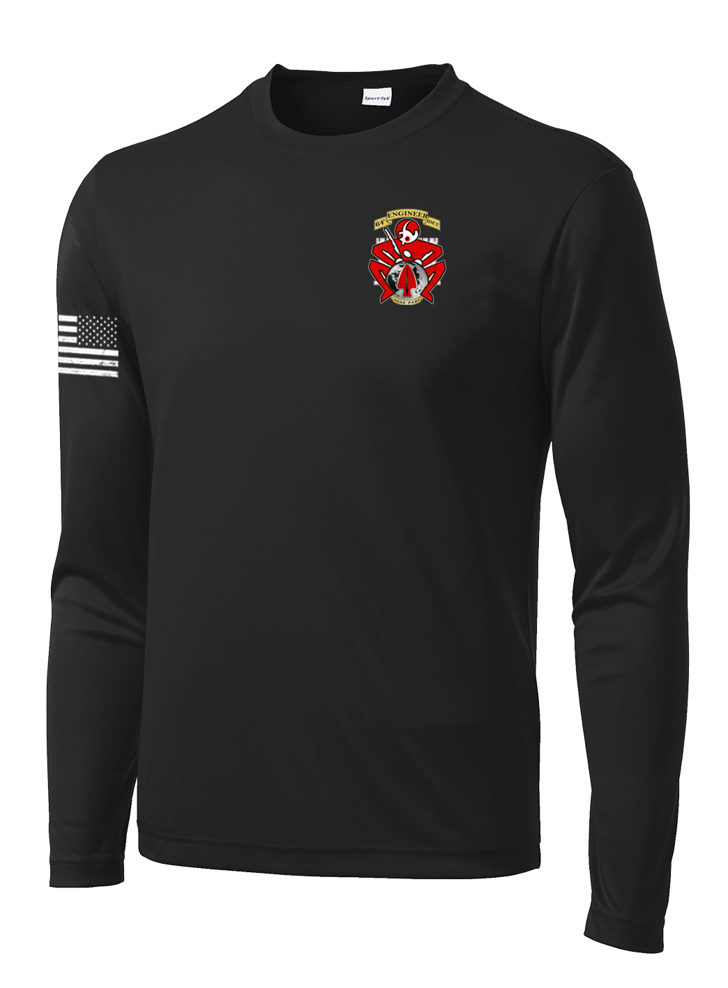 64th GPC Long Sleeve Competitor Tee with Right Sleeve Flag