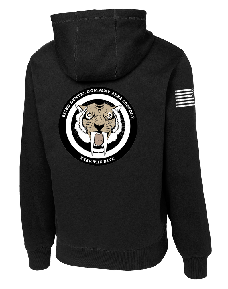 673rd DCAS Poly/Cotton Blend Hoodie with two sleeve print