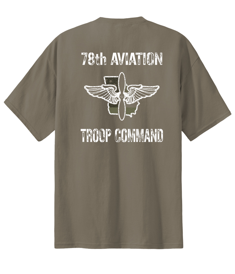 78th Aviation Essential Tee 100% Cotton