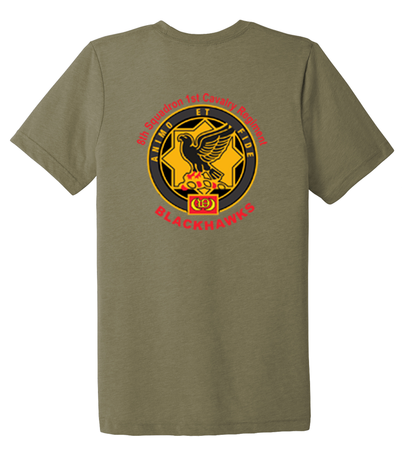 8-1 CAV Unisex Triblend Short Sleeve Tee