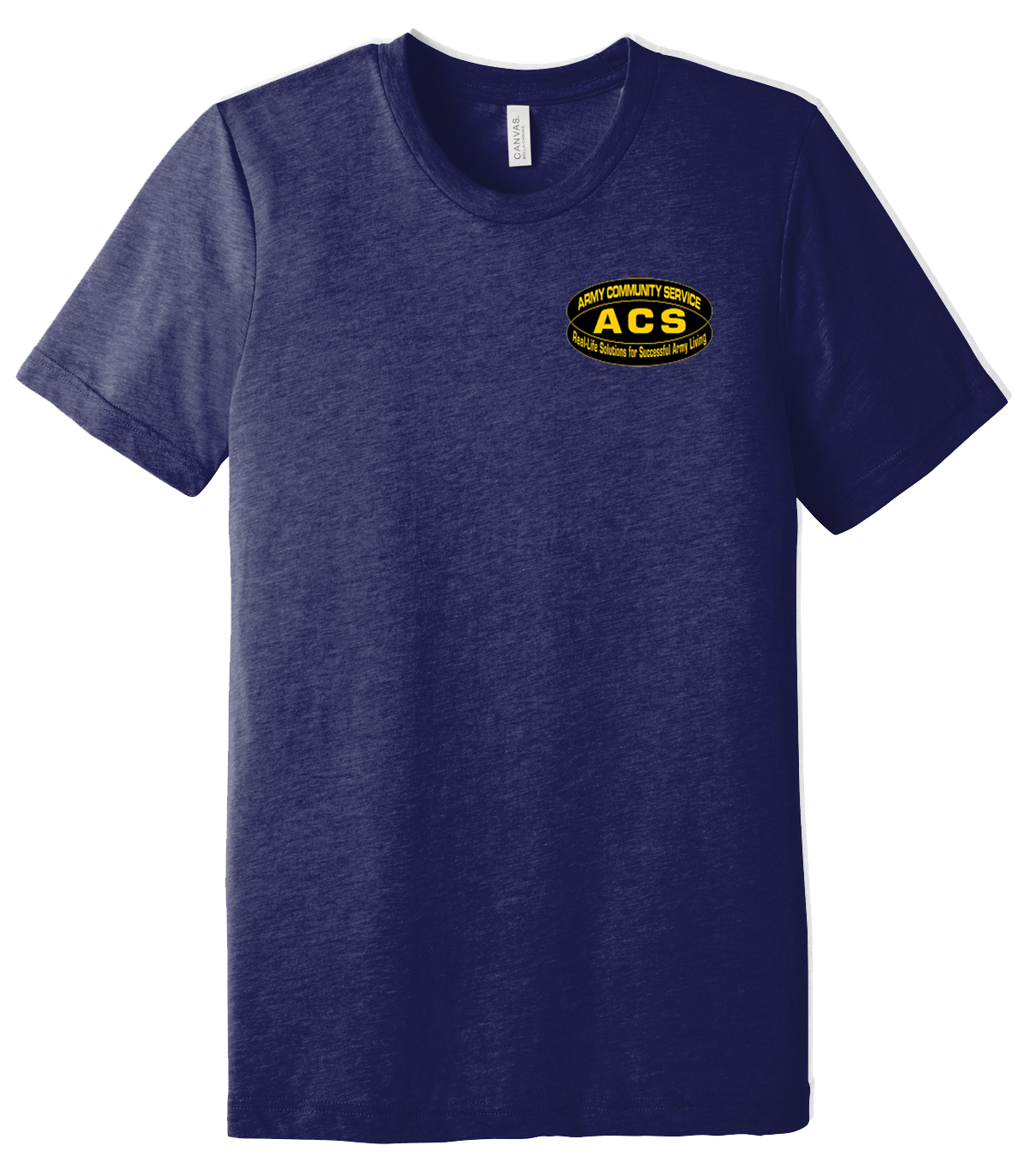 Army Community Service USAG Wiesbaden Unisex Triblend Short Sleeve Tee
