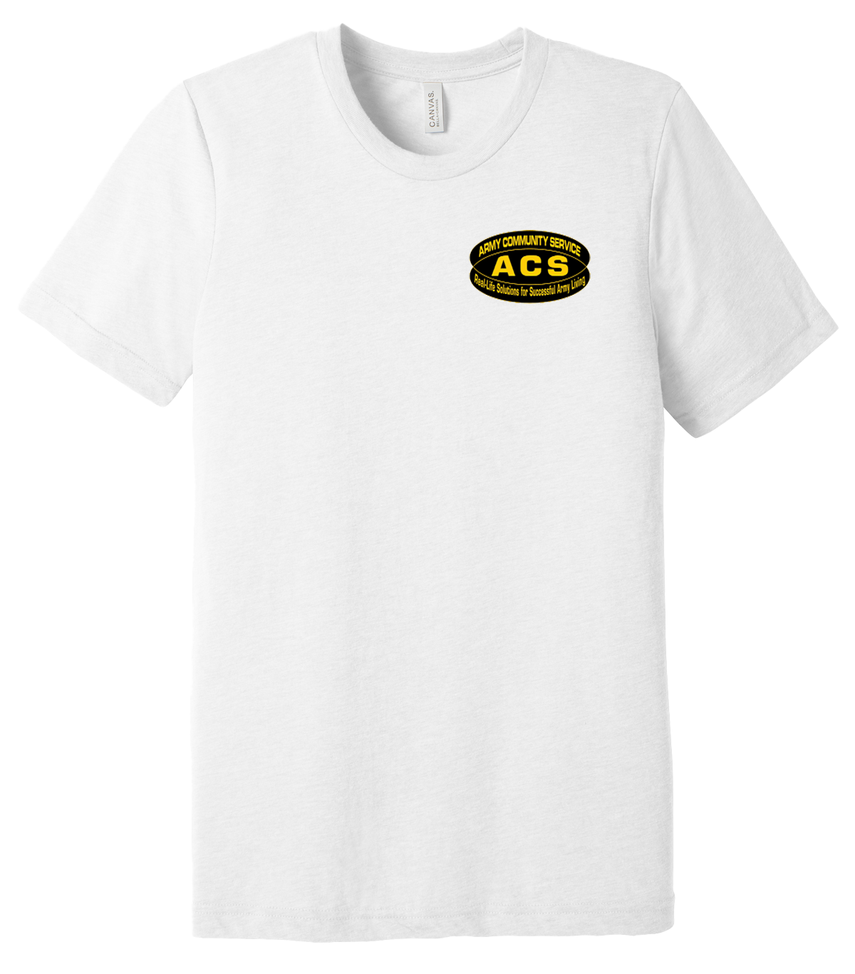 Army Community Service USAG Wiesbaden Unisex Triblend Short Sleeve Tee