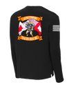 A Co 51st ESB Fleece Pullover Crew with Right Sleeve Flag