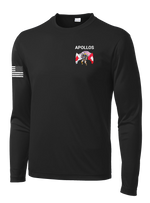 A Co 51st ESB Long Sleeve Competitor Tee with Right Sleeve Flag