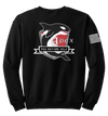 A Battery 1-37 FA Blend Crewneck Sweatshirt with Two Sleeve Print