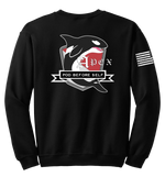 A Battery 1-37 FA Blend Crewneck Sweatshirt with Two Sleeve Print