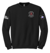 A Battery 1-37 FA Blend Crewneck Sweatshirt with Two Sleeve Print