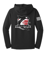 A Battery 1-37 FA Fleece Hooded Pullover with Two Sleeve Print