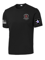 A Battery 1-37 FA Competitor Tee with Two Sleeve Print