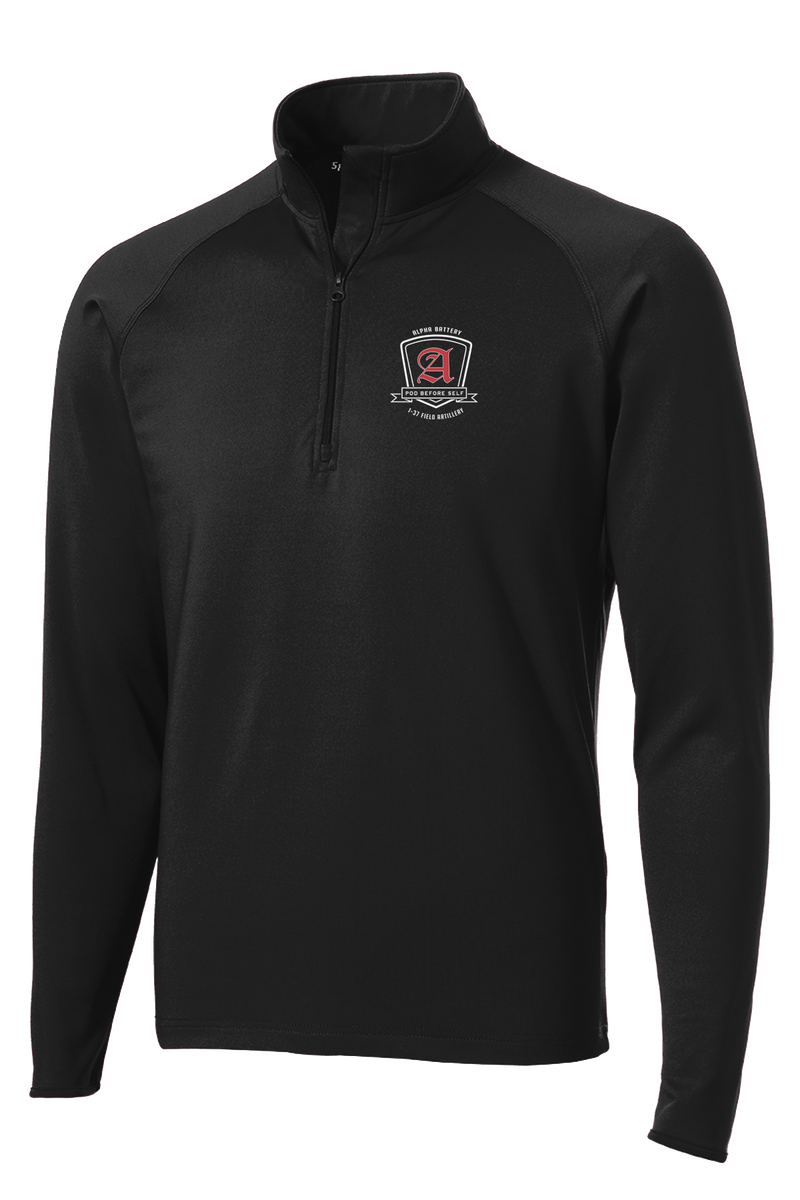 A Battery 1-37 FA 1/2 Zip Raglan Performance Pullover