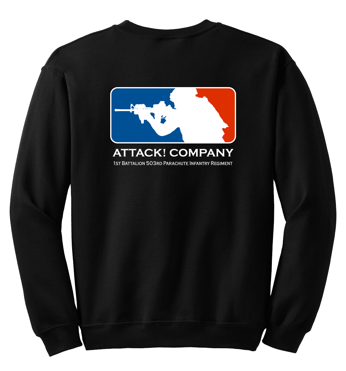 Attack Company 1-503rd Infantry Blend Crewneck Sweatshirt