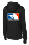 Attack Company 1-503rd Infantry Ladies Poly/Cotton Blend Hoodie