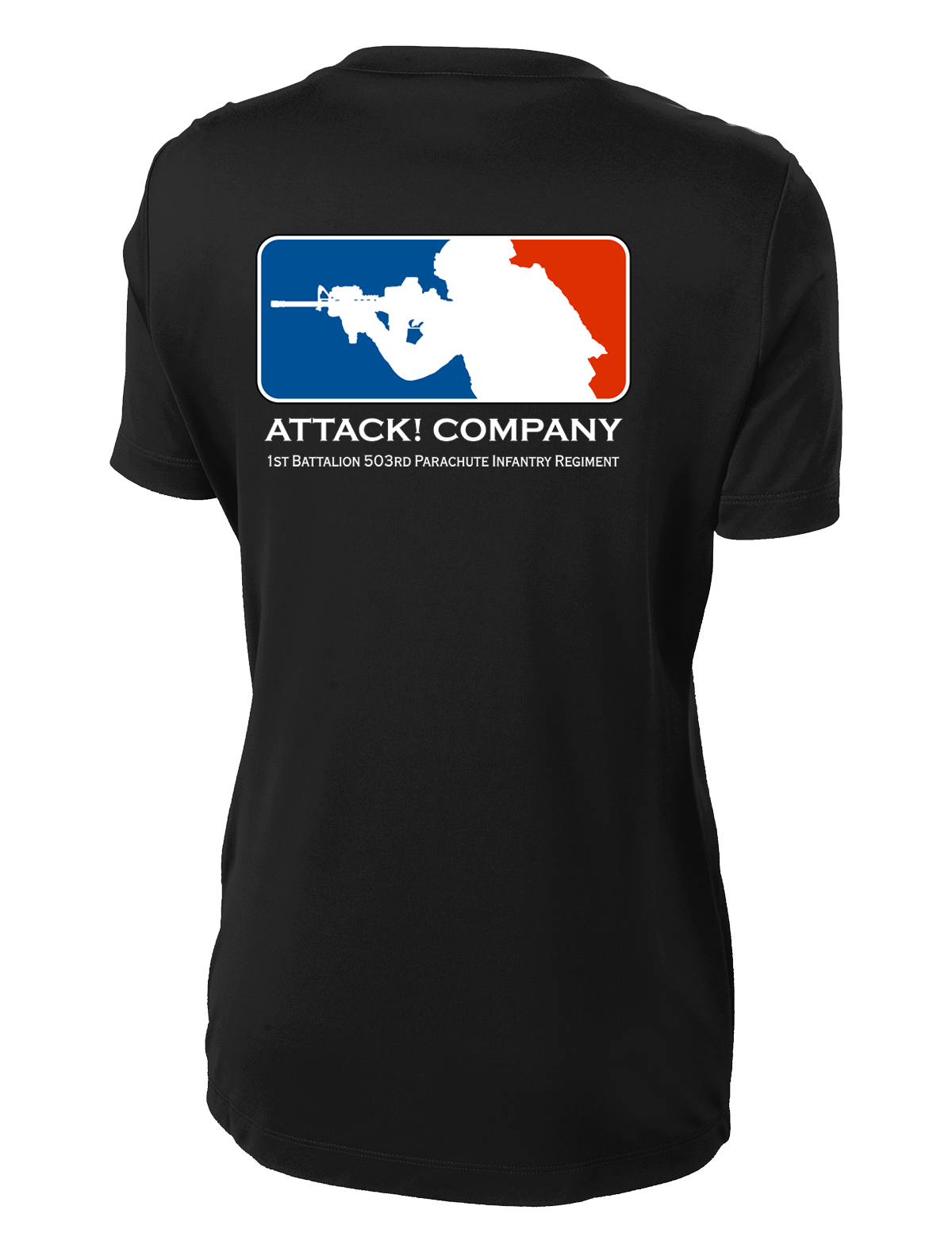 Attack Company 1-503rd Infantry Ladies Competitor Tee