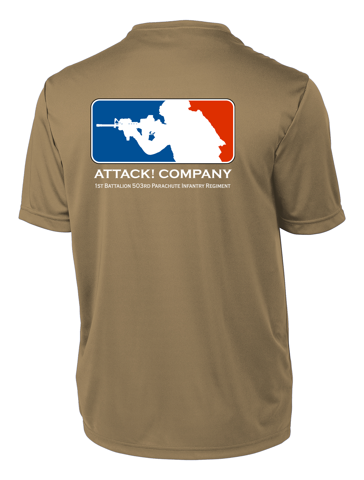 Attack Company 1-503rd Infantry Competitor Tee