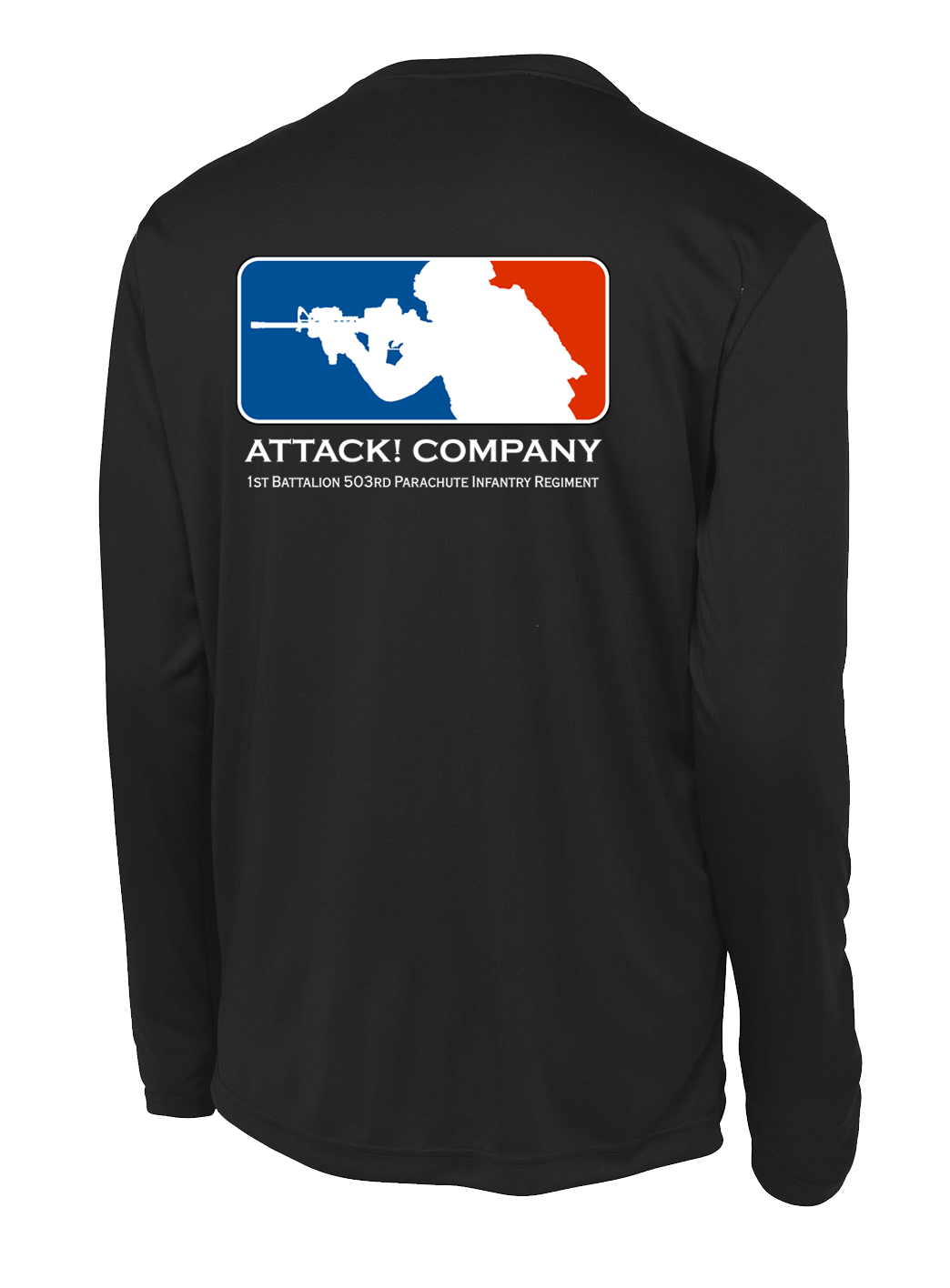 Attack Company 1-503rd Infantry Long-Sleeve Competitor Tee