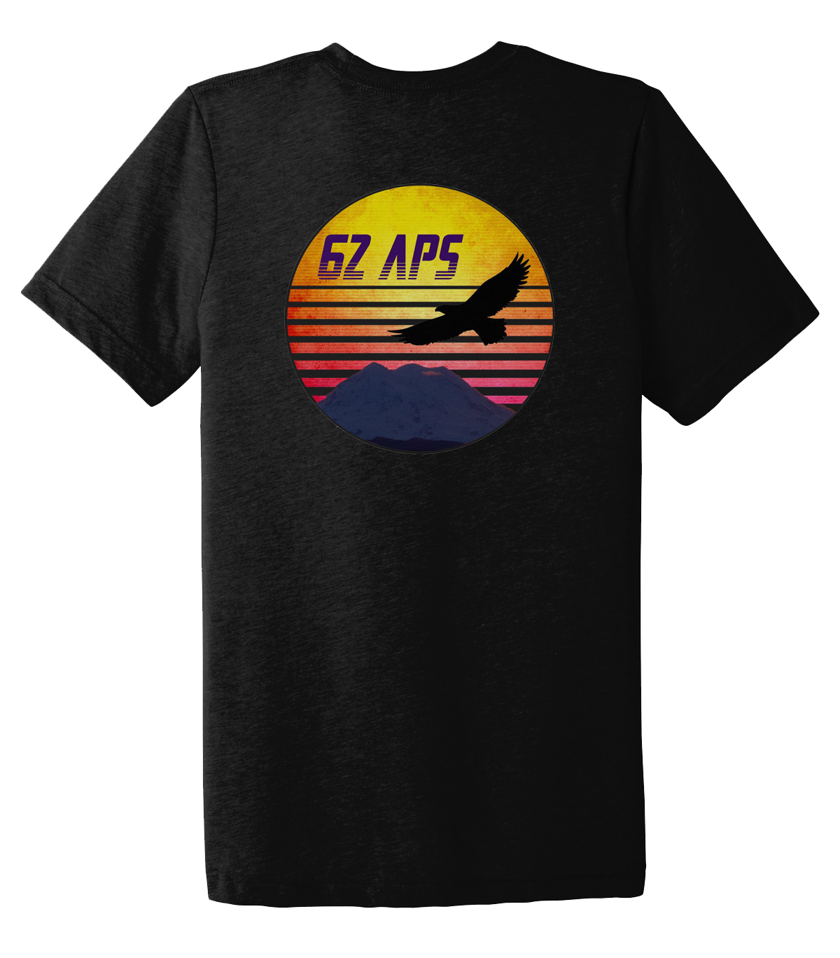 62D Aerial Port Squadron Unisex Triblend Short Sleeve Tee 62D APS Design