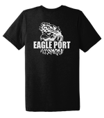 62D Aerial Port Squadron Unisex Triblend Short Sleeve Tee Port Eagle Port with Headband on Eagle