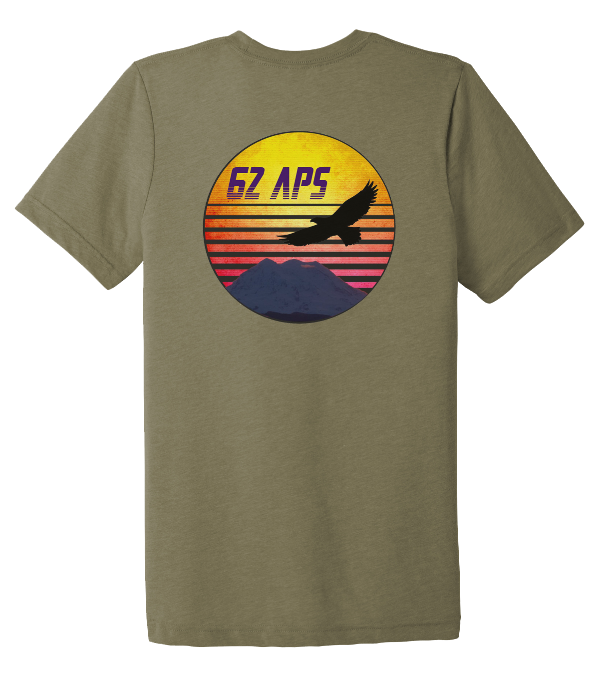 62D Aerial Port Squadron Unisex Triblend Short Sleeve Tee 62D APS Design