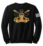 Bandit Troop 5-1 CAV Blend Crewneck Sweatshirt with Distressed Flag on Right Sleeve