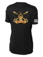 Bandit Troop 5-1 CAV Ladies Competitor Tee with Distressed Flag on the Right Sleeve