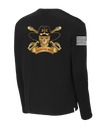 Bandit Troop 5-1 CAV Fleece Pullover Crew with Distressed Flag on Right Sleeve