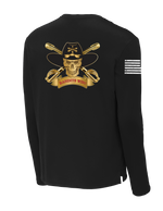 Bandit Troop 5-1 CAV Fleece Pullover Crew with Distressed Flag on Right Sleeve