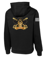 Bandit Troop 5-1 CAV Poly/Cotton Blend Hoodie with Distressed Flag on Right Sleeve