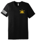 Bravo Battery 1-51 ADA Triblend Short Sleeve Tee with Back Design & Right Sleeve Flag